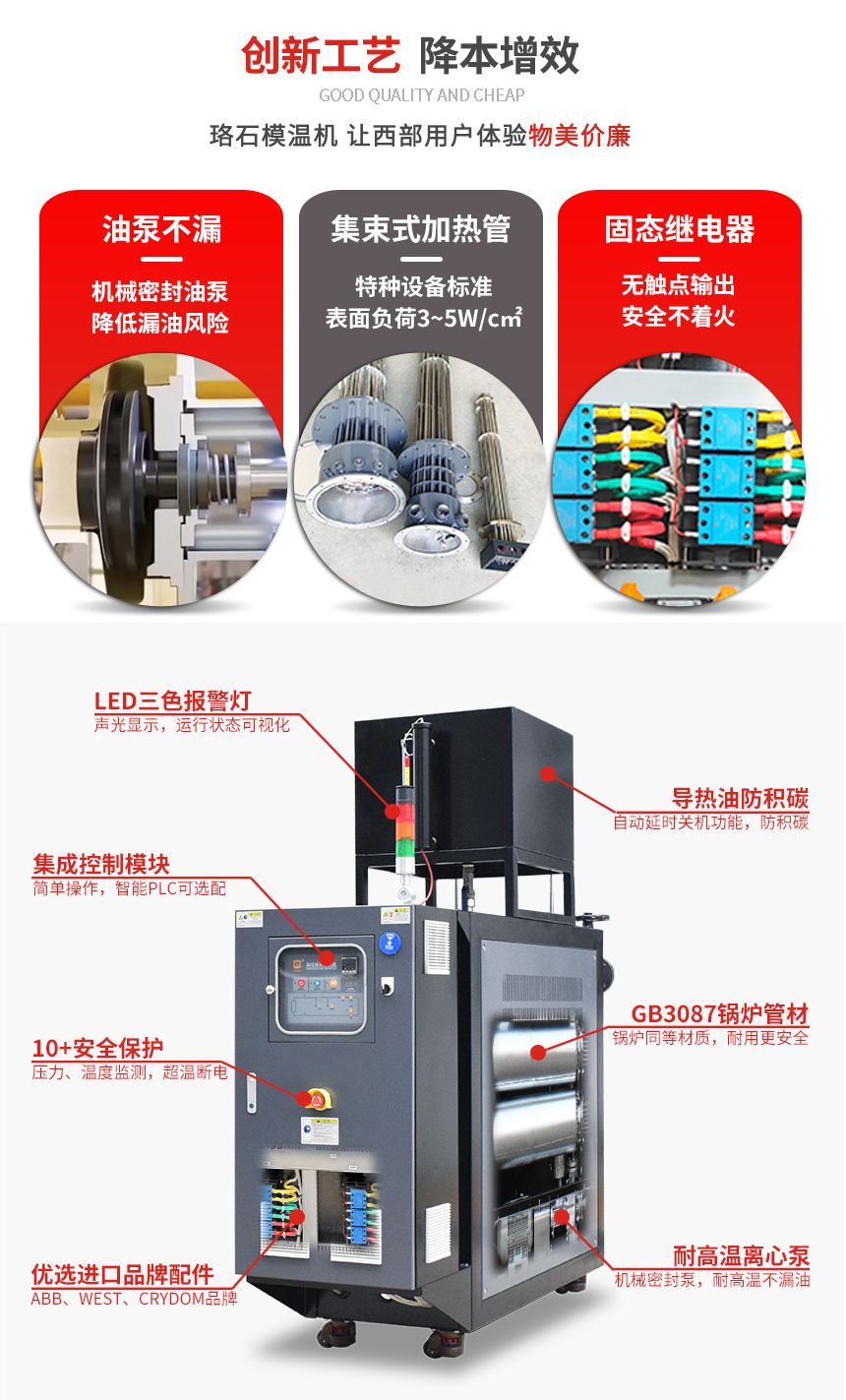 高溫油式模溫機(jī)優(yōu)勢